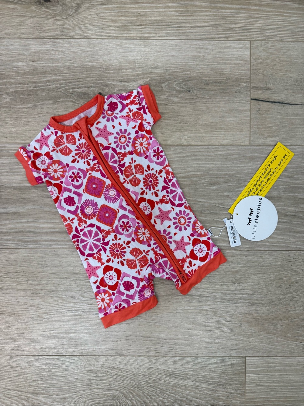 NEW Little Sleepies Coastal Gems Shorty Zippy